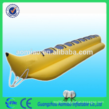 0.9mm PVC can be customized sizes and color inflatable banana boat for sale